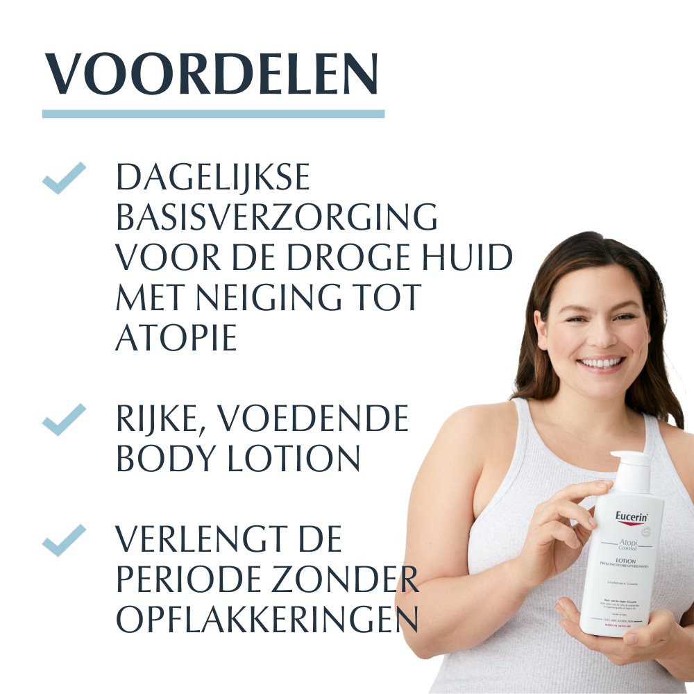 Bodylotion zonder parfum voor eczeemgevoelige huid Eucerin